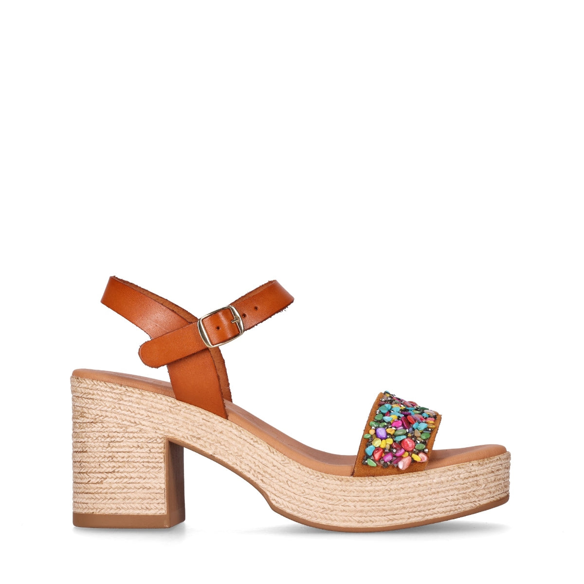 Tacón Sandalias Plataforma Chika10 Sandalias Tejido De Mujer