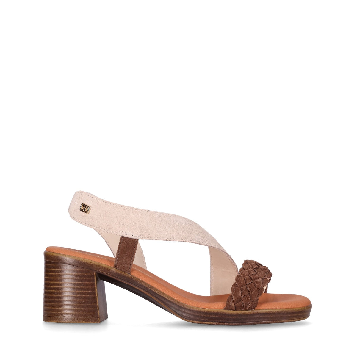 Sandalias Serraje de Mujer Chika10 Leather Tacon medio – CHIKA10
