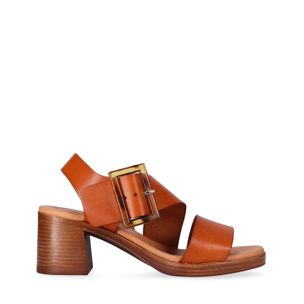 Sandalias Piel de Mujer Chika10 Leather Tacon medio – CHIKA10