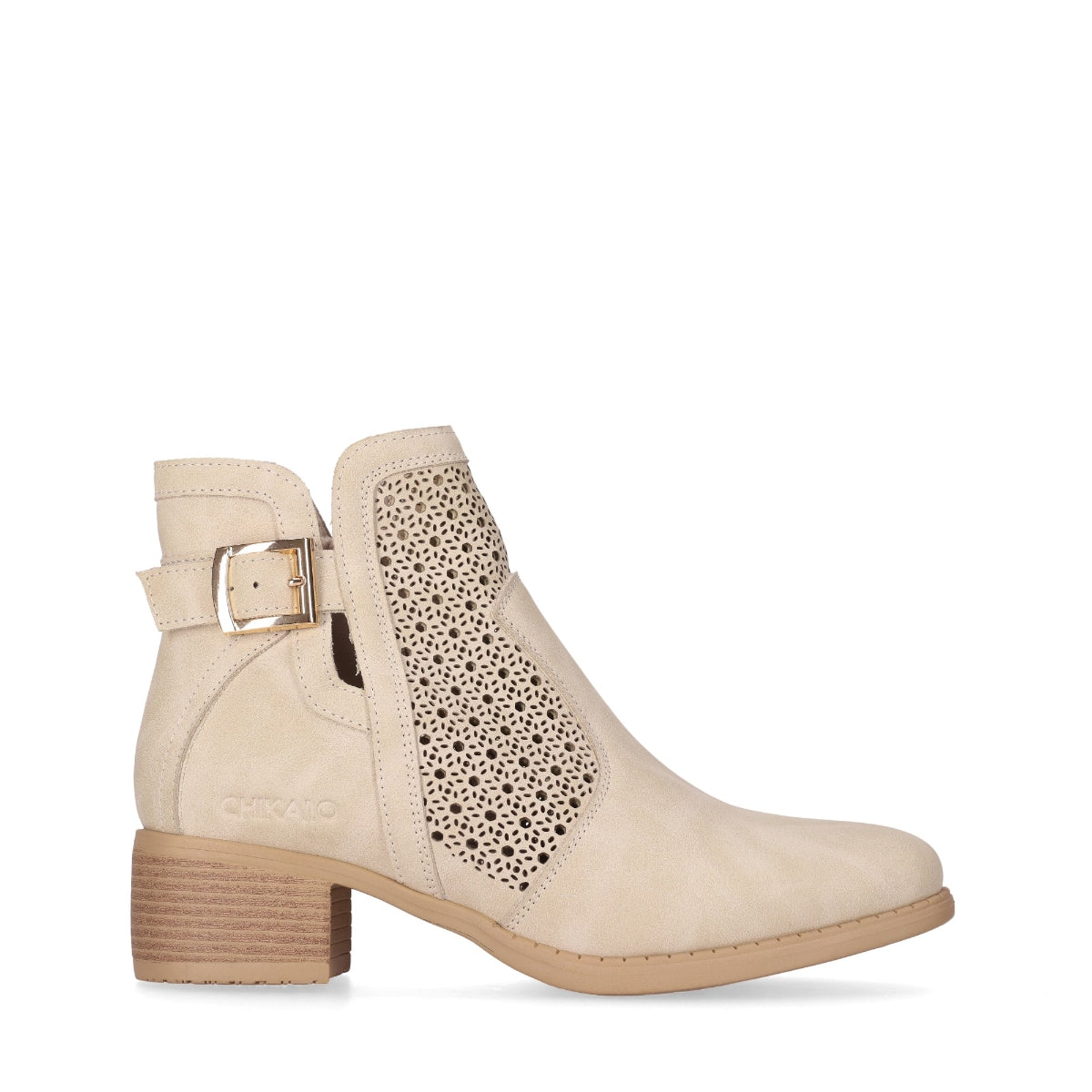 Botines Tacon Bajo Beige Botas Zalando Botines Bajos Mujer Botines