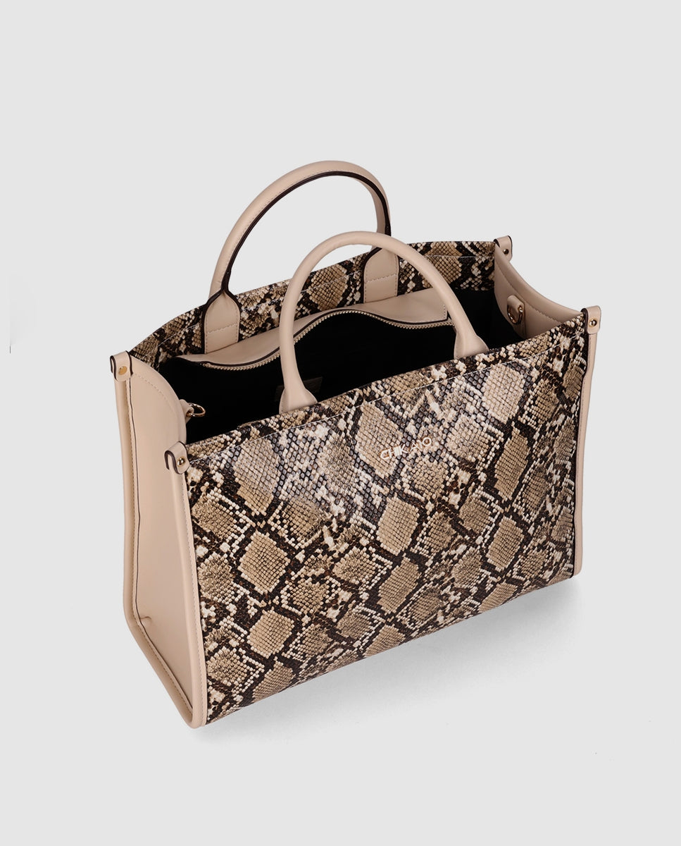 BAG SNAKE 03 Beig/Beige-2