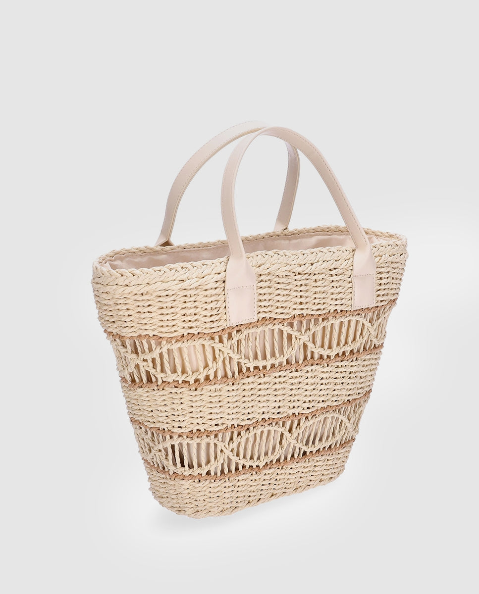 BAG RAFIA 01 Beig/Beige-1