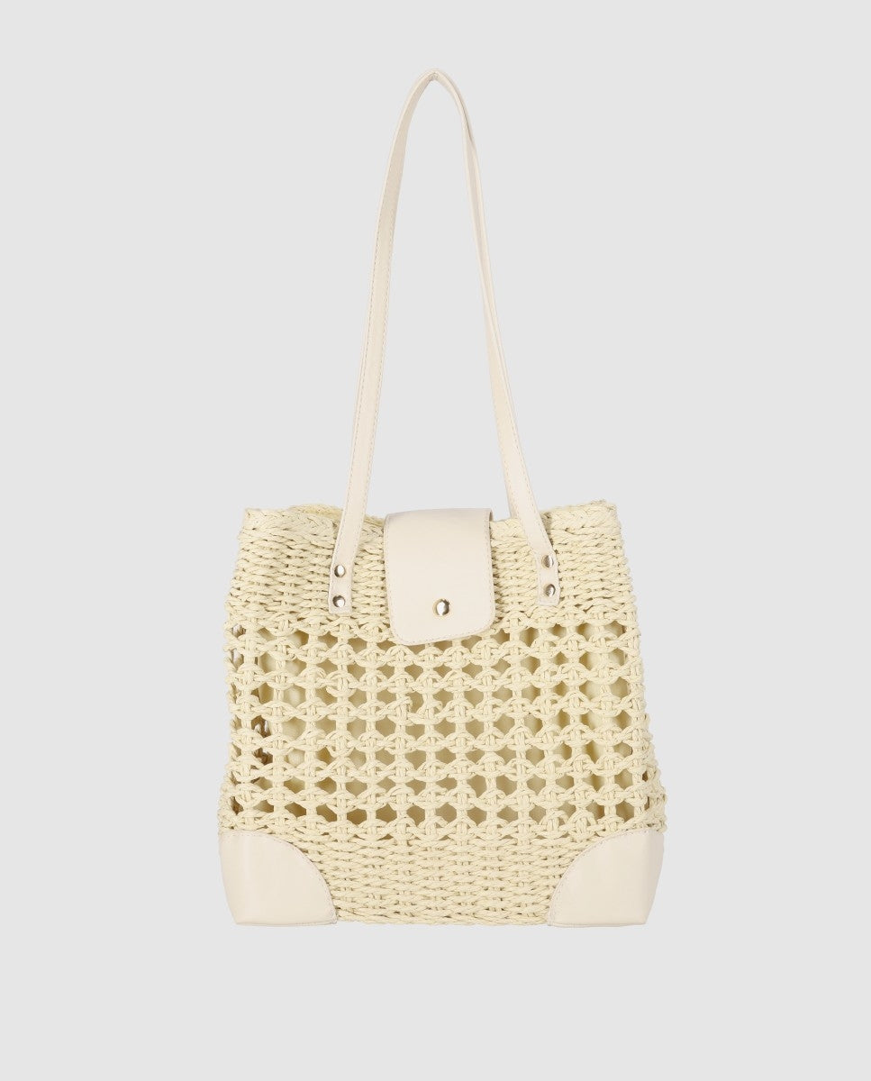 BAG RAFFIA 01 Blanco/White-0