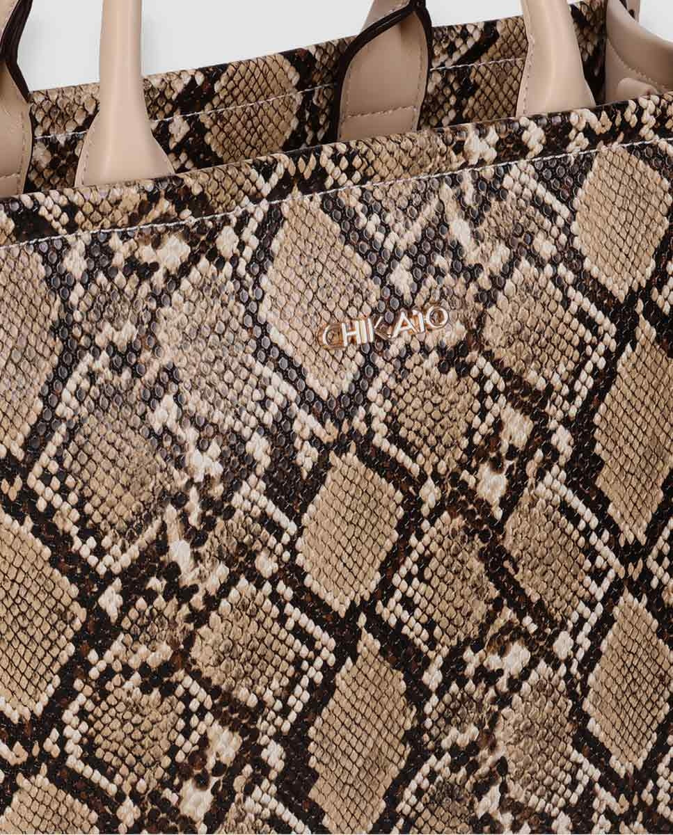 BAG SNAKE 03 Beig/Beige-3