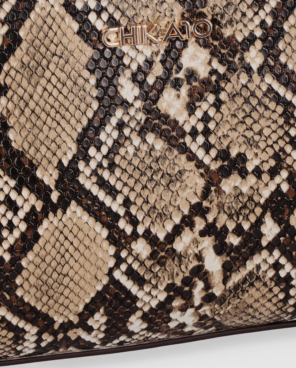BAG SNAKE 01 Beig/Beige-3