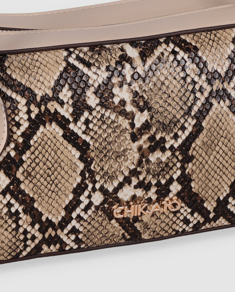 BAG SNAKE 02 Beig/Beige-3